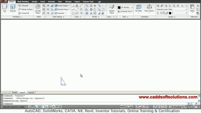 AutoCAD 3D Section Plane Tutorial смотреть онлайн