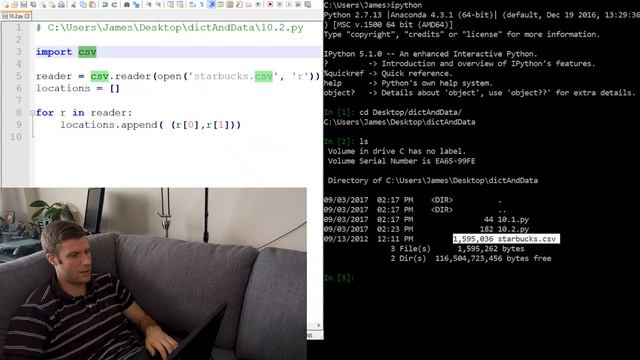 10.2 - Loading Data into Python смотреть онлайн