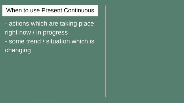 Present Continuous tense with examples смотреть онлайн