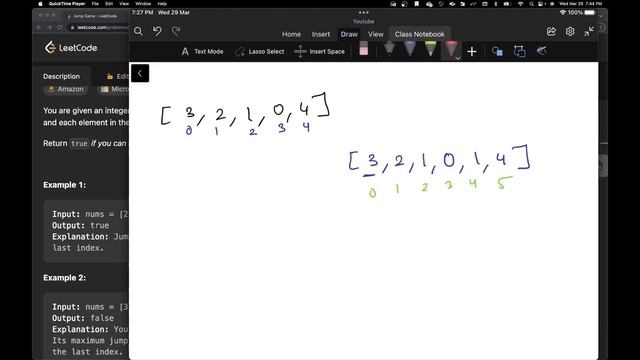Leetcode 55. Jump Game (Python) смотреть онлайн