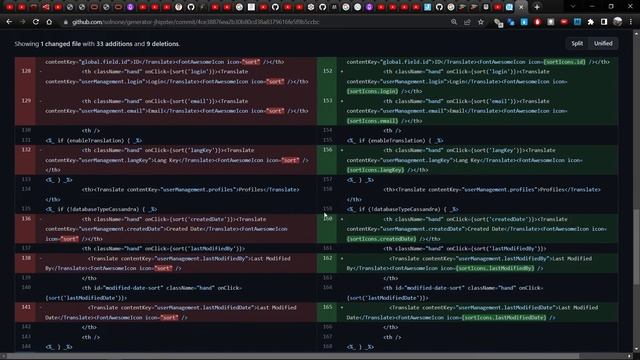 JHipster react change sort icons for usermanagement смотреть онлайн