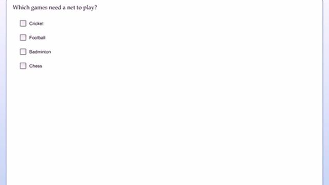 Indoor And Outdoor Games And Their Equipments смотреть онлайн