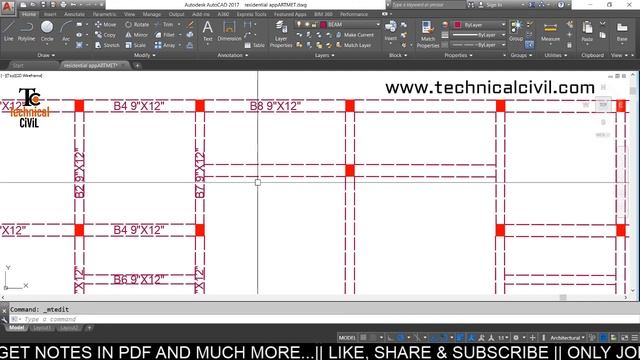 AutoCAD Class-15 | Beam Layout смотреть онлайн