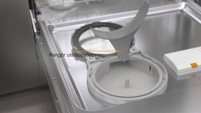 Diskmaskin G7xxx: Rengöra AutoDos-enheten I Miele смотреть онлайн