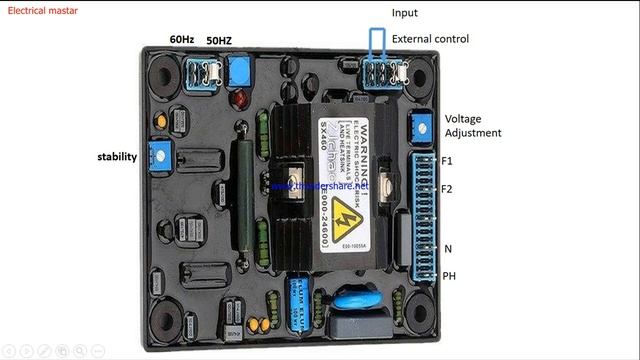 How Automatic voltage regulator workings| How to connect AVR to DG wiring diagram смотреть онлайн
