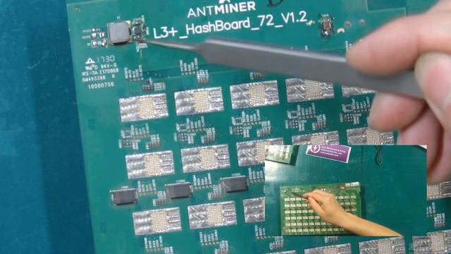 Easily damaged parts of Antminer L3+ hash board introduction | не работает asic l3+ смотреть онлайн
