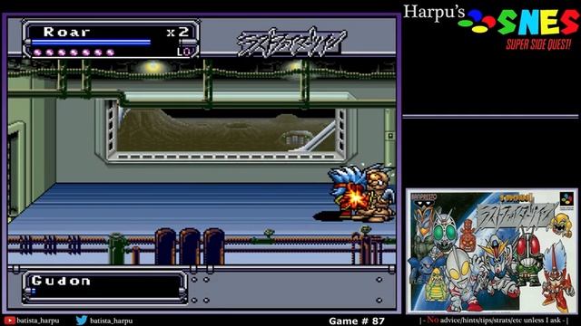 SNES Super Side Quest - Game # 87 - The Great Battle II: Last Fighter Twin смотреть онлайн