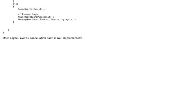 Code Review: C# 5 Async Await .Task.Factory.StartNew cancellation смотреть онлайн
