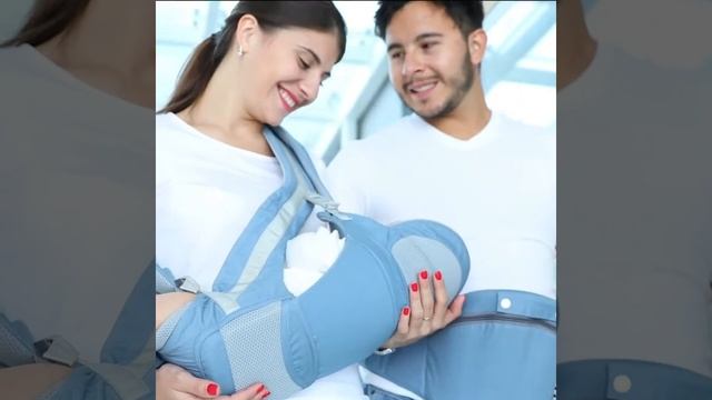 Хипсит - 6 в 1 С: Эрго Рюкзак + Кенгуру + Переноска + Слинг. Голубой смотреть онлайн