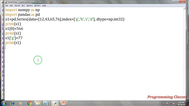 How to drop series element | How to shuffle series elements | drop() in python | reindex() in pytho смотреть онлайн