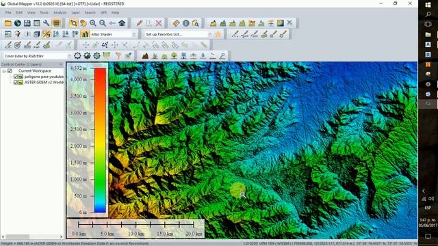 Como sacar curvas de nivel de Google earth para Autocad смотреть онлайн