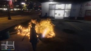 GTA 5 MODS/Моды на ГТА 5 /Real Flamethrower(огнемет) + ссылка на скачивание