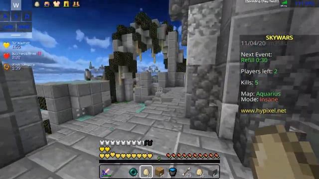 РЕСУРСПАК В СТИЛЕ АМОНГ АС!!! РЕСУРСПАК ИЗ ИГРЫ АМОНГ АС?!!! - Minecraft Skywars Hypixel!!! смотреть онлайн