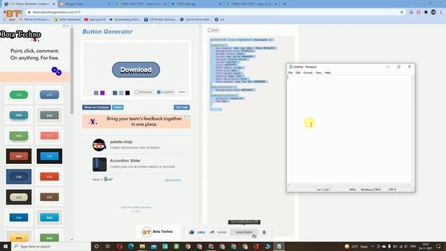 How to create HTML button with link || easy create html button || without learn html button смотреть онлайн
