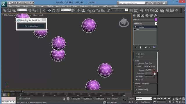4 lesson 3ds max array, spacing tool, loft, lattice смотреть онлайн