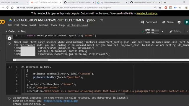 QUESTION AND ANSWERING USING BERT смотреть онлайн