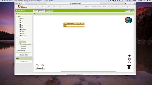 HC05 Bluetooth Modülü Ile Uzaktan Led Kontrolü + MIT App Inventor Uygulama Geliştirme