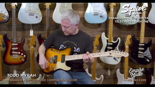 Squier Paranormal Cabronita Telecaster Thinline - EMPIRE MUSIC смотреть онлайн