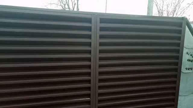 Откатные ворота своими руками смотреть онлайн