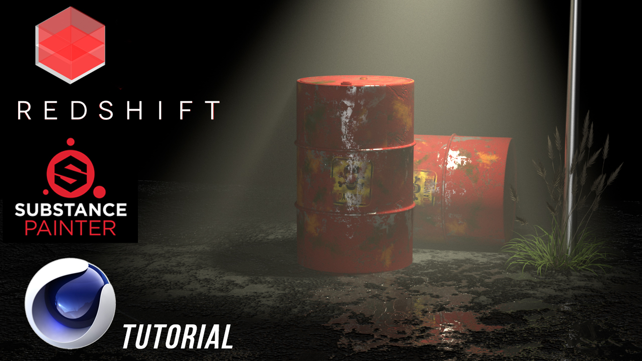 Рендер Redshift + Cinema 4D Материалы Redshift и РЕНДЕР сцены смотреть онлайн
