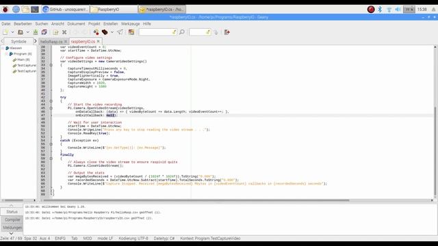How to use C# for the Raspberry Pi camera module смотреть онлайн
