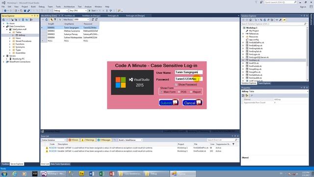 VB.Net [Preview] Case Sensitive Log-In System With Multiple Databases смотреть онлайн