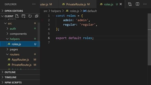 MERN Stack 11 Constantes para roles Mongo DB Express React JS Node смотреть онлайн