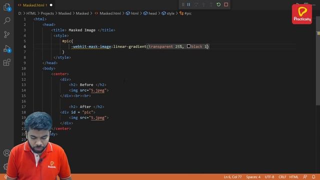 How to Create Image Masks Effect in CSS | CSS Hacks | Practically смотреть онлайн