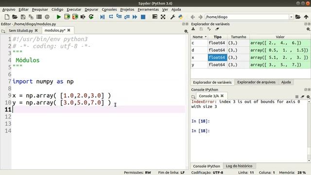 Introdução ao Python - Parte 10 - Módulo Numpy смотреть онлайн