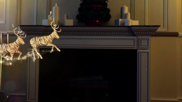Animated Christmas Card Template - Reindeer Ribbons смотреть онлайн