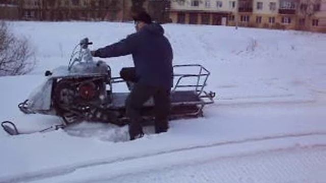 Самодельный снегоход-трансформер смотреть онлайн