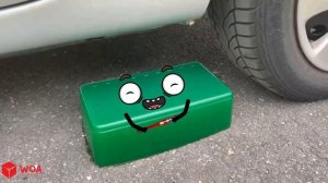 Fun Experiment CAR vs Jelly, Coca Cola | Crushing Crunchy & Soft Things by Car - Woa Doodland