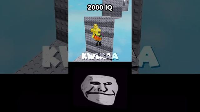 2000 IQ MOMENT!! - Wall Hop Obby Glitch ?? (Troll Face Meme) #shorts #roblox #trollface смотреть онлайн