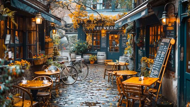 French Coffee Shop Ambience for a Romantic Escape - Smooth Bossa Nova Jazz Fusion | Bossa Nova Cafe смотреть онлайн
