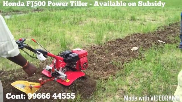 HONDA FJ500 Power weeder / Tiller / Mini Tractor / InterCultuvator смотреть онлайн