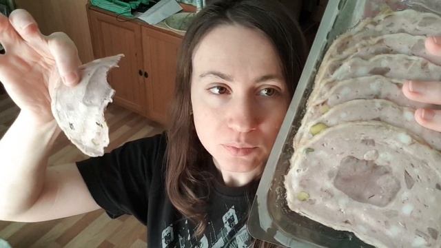 КОЛБАСА С ЯЗЫКОМ И ФИСТАШКАМИ ☕ вкусный обзор еды смотреть онлайн