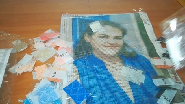 Распаковка портретов от MEIAN (алмазная вышивка) смотреть онлайн