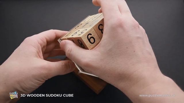 3D Wooden Sudoku Cube from Winshare Puzzles - Solution смотреть онлайн