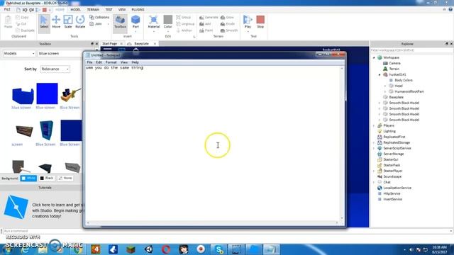 Roblox Studio I How to make your own youtube icon смотреть онлайн