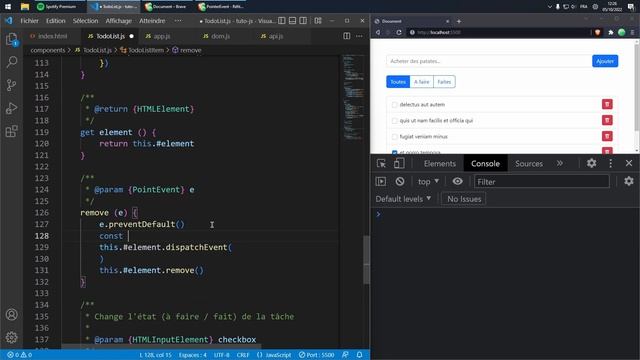 JavaScript côté navigateur : Évènements personnalisés смотреть онлайн