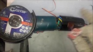 БЕСЩЕТОЧНАЯ  аккумуляторная  болгарка своими руками 12000 об/мин