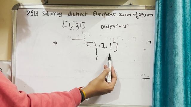 l-16 2913 subarray distinct element sum of square смотреть онлайн