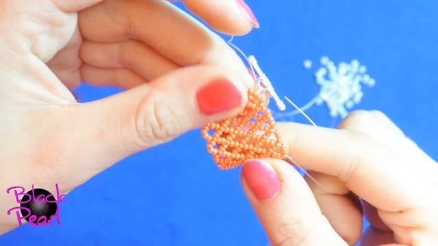 Мастер-класс-колье сетка из бисера!DIY:beaded necklace!? смотреть онлайн