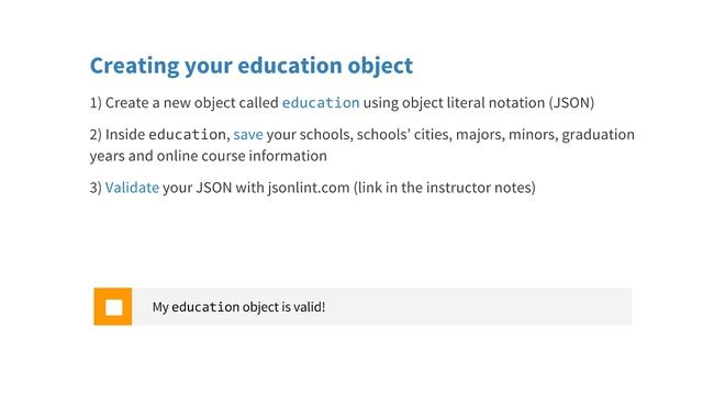 Validating JSON Quiz - JavaScript Basics смотреть онлайн
