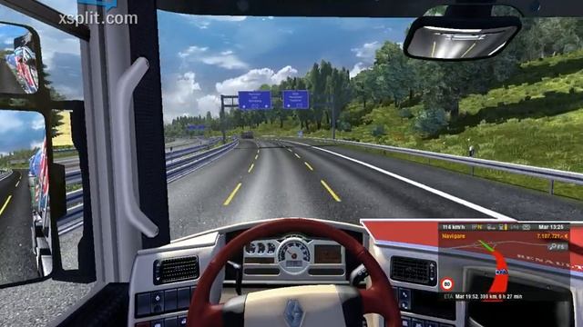 Euro Truck Simulator 2 mod RENAULT MAGNUM смотреть онлайн