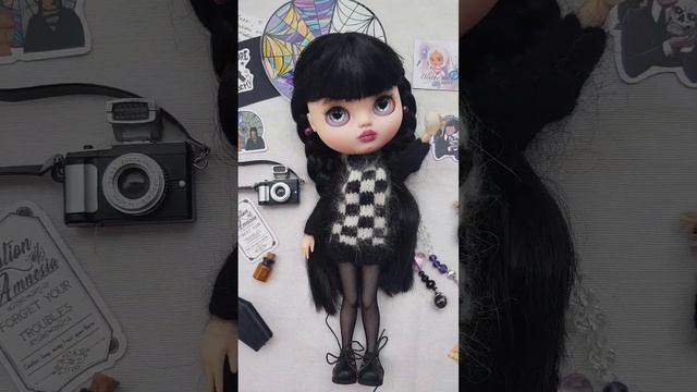Wednesday custom Blythe doll adoption packing смотреть онлайн