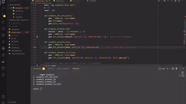 Visualization of EM-algorithm with a Gaussian Mixture Model 2 смотреть онлайн