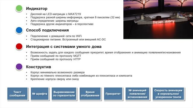 LED-информер для умного дома #1 смотреть онлайн