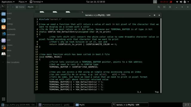 Create Your Own Operating System (OS) - Kernel смотреть онлайн