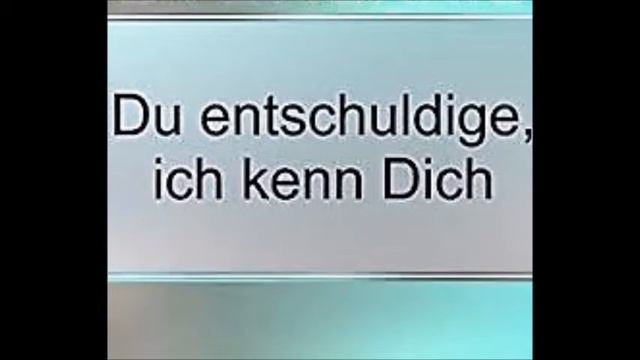 Du entschuldige Video смотреть онлайн
